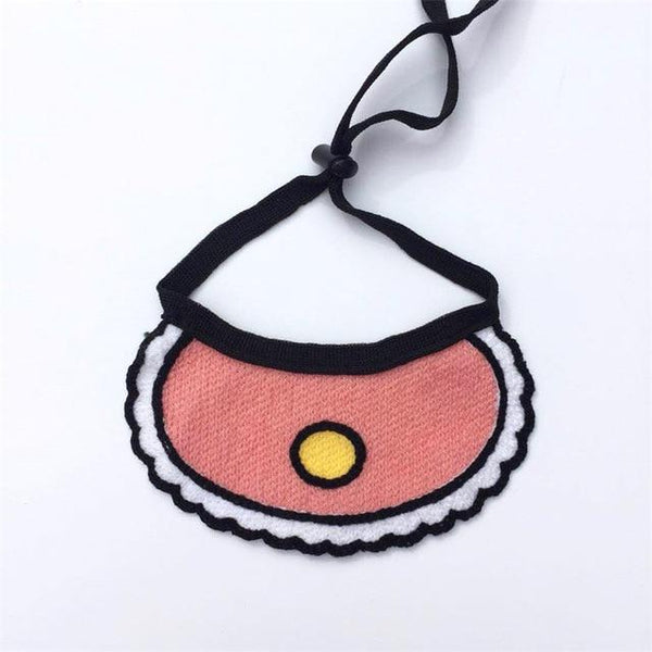 Korean Pet Dog Collar Saliva Towel Cat Dog Hand-Woven Pet Accessories Pet Triangle Scarf Bib
