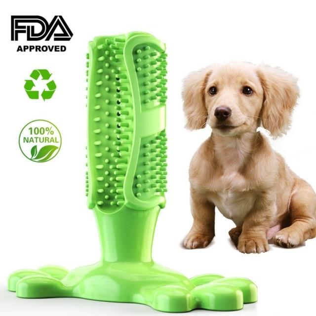 Dog Toys Tooth Brush Bite Resistant Pet Chew Toy Remove Bad Breath Cleaning Tooth For Small Puppy Dog Accessories Safe non-toxic