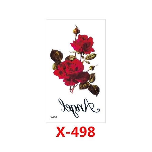 Hot 1 Piece Popular Temporary Tattoo Sticker Black Design Arm Fashion Body Art Waterproof Paper for Women Hand T-114