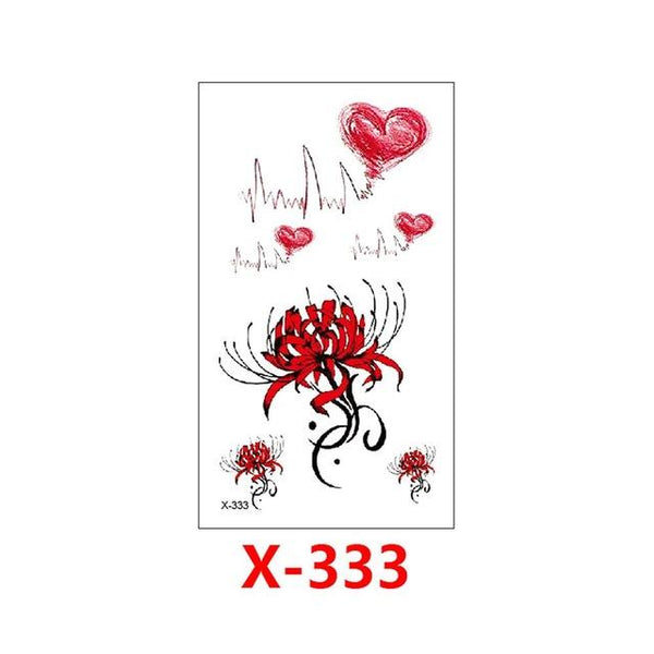 Hot 1 Piece Popular Temporary Tattoo Sticker Black Design Arm Fashion Body Art Waterproof Paper for Women Hand T-114