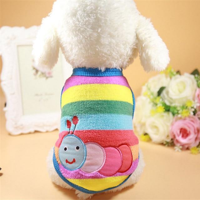 Warm Cat Clothes Autumn Winter Pet Clothing For Small Cats Dogs Cartoon Cat Costumes Soft Fleece Kitten Kitty Coat Jacket Outfit