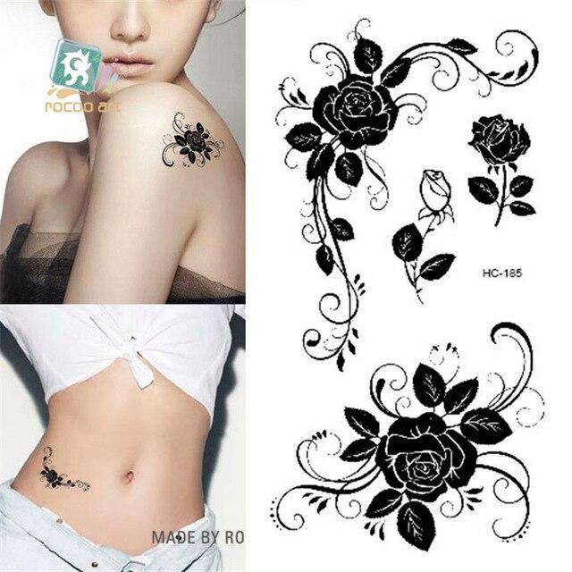 Body Art waterproof temporary tattoos paper for men women fashion 3d English letter design flash tattoo sticker HC1134