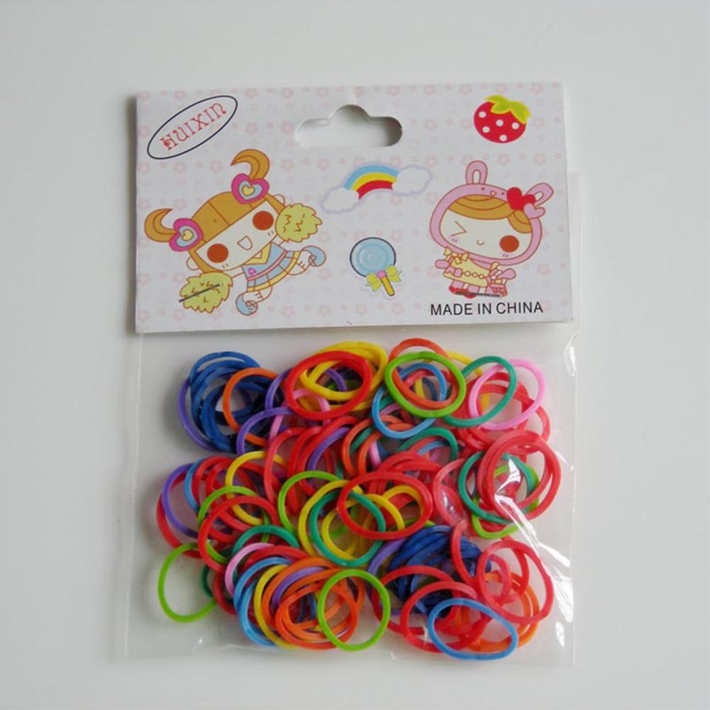 100Pcs/Bag Colorful Dog Grooming High Elastic Rubber Band Hair Ties Ponytail Holder Pet Hair Product Hairpin Hair Accessories