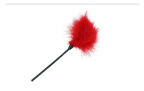 1 PCS Sex Flirt Toys Feather Tickler Happy Spanking Aid Teasing Flirt Tickling Erotic Toy Adult Couples Sex Game Random Colors