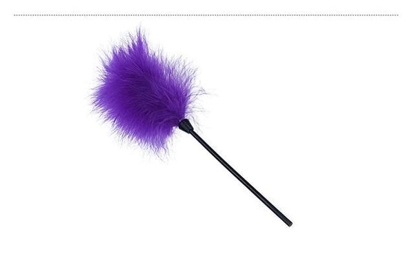1 PCS Sex Flirt Toys Feather Tickler Happy Spanking Aid Teasing Flirt Tickling Erotic Toy Adult Couples Sex Game Random Colors