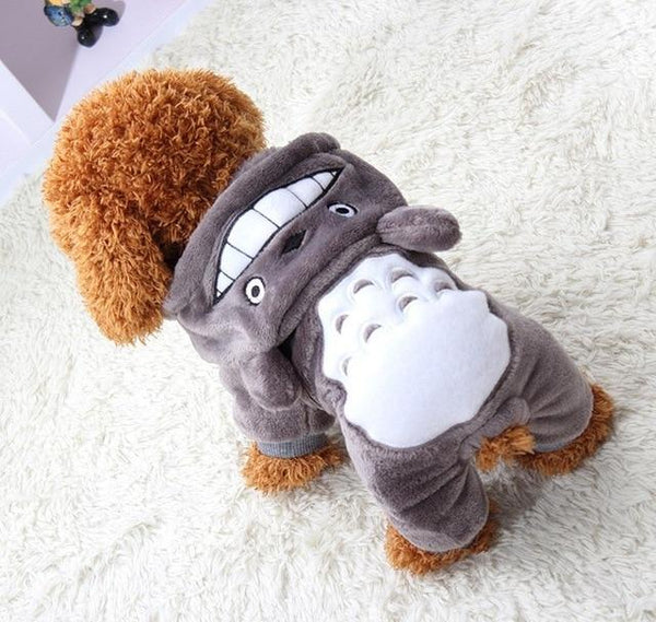 Pet Cat Clothes Funny Dinosaur Costumes Coat Winter Warm Fleece Cat Clothing For Small Cats Kitten Hoodie Puppy Dog Clothes