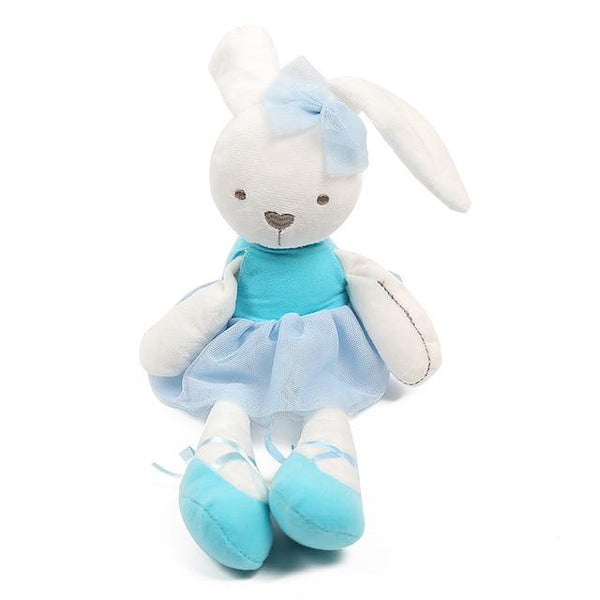 Soft Plush Rabbit Toys Infant Mobiles Rattles Children Bunny Sleeping Mate Baby Stuffed Plush Animal Toys Newborn Appeaze Doll