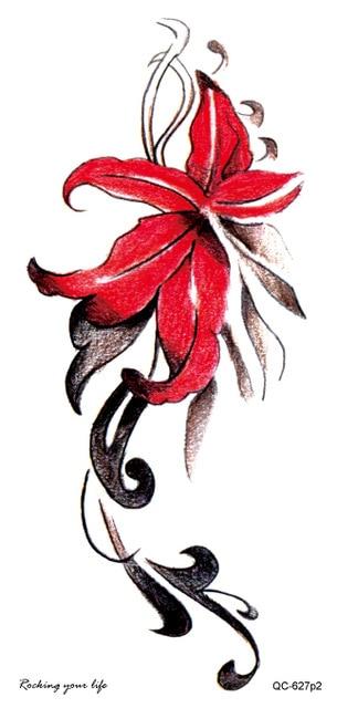 Latest 2019 fashional temporary tattoo designs with peony lotus peach peacock tatoo designs waterproof body art sticker women
