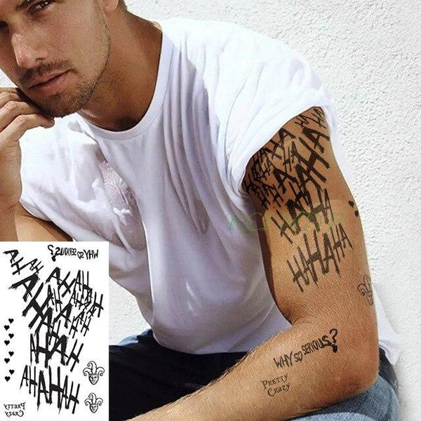 Waterproof Temporary tattoo sticker "keep calm" English letters words tatto stickers flash tatoo fake tattoos for men women