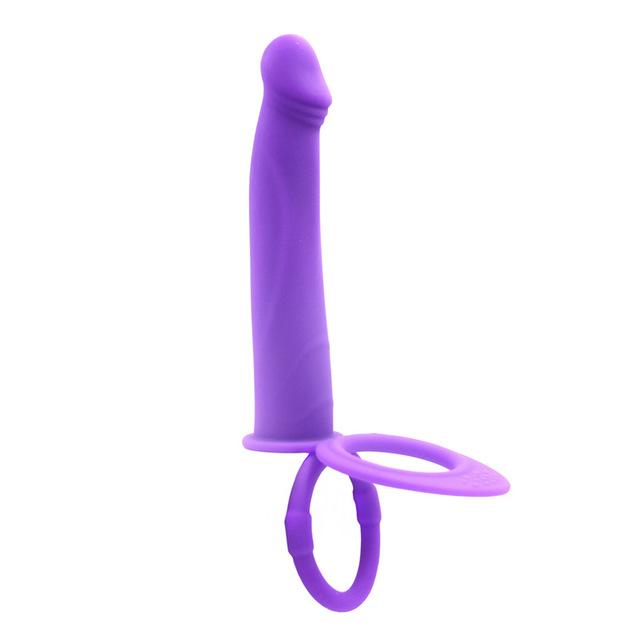 Double Penetration G-Spot Vibrator Sex Toys For Women Men Penis Strapon Dildo Strap On Anal Butt Plug Adult Erotic Toys Sex Shop
