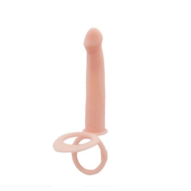 Double Penetration G-Spot Vibrator Sex Toys For Women Men Penis Strapon Dildo Strap On Anal Butt Plug Adult Erotic Toys Sex Shop