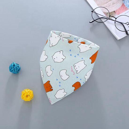 Dog Bandana Scarf Pet Dog Cat Tie Dog Accessories Sheep White Bear Cloud Pattern Can Wash Water Bib Dog Tie