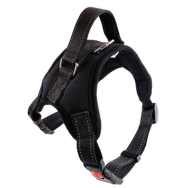 Dog Pet Harness Adjustable Walking Lead Leash Set Reflective Puppy Vest Harness Collar for Big Small Dog Cat Bulldog Husky Hound