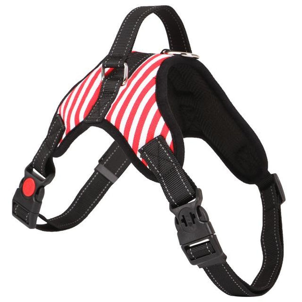 Dog Pet Harness Adjustable Walking Lead Leash Set Reflective Puppy Vest Harness Collar for Big Small Dog Cat Bulldog Husky Hound