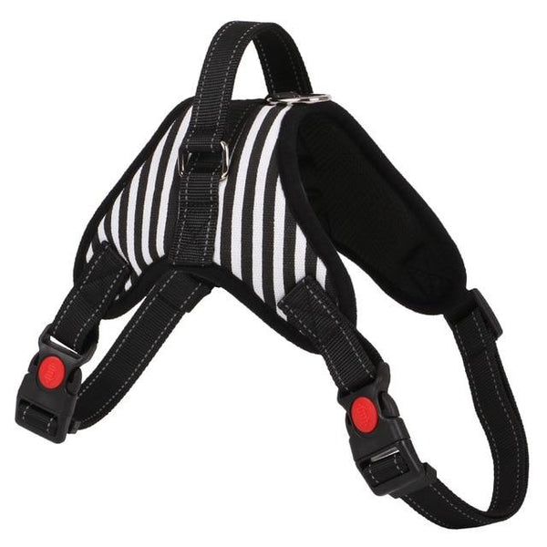 Dog Pet Harness Adjustable Walking Lead Leash Set Reflective Puppy Vest Harness Collar for Big Small Dog Cat Bulldog Husky Hound