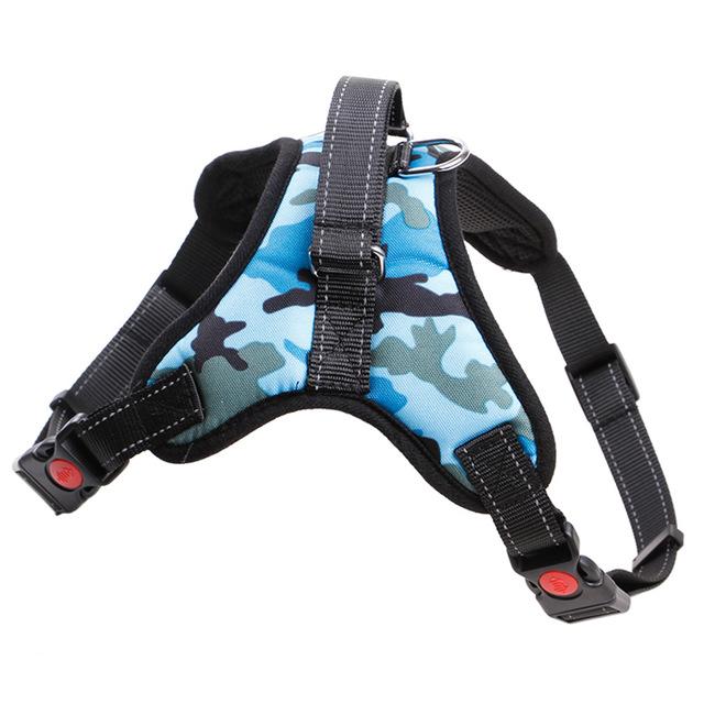 Dog Pet Harness Adjustable Walking Lead Leash Set Reflective Puppy Vest Harness Collar for Big Small Dog Cat Bulldog Husky Hound