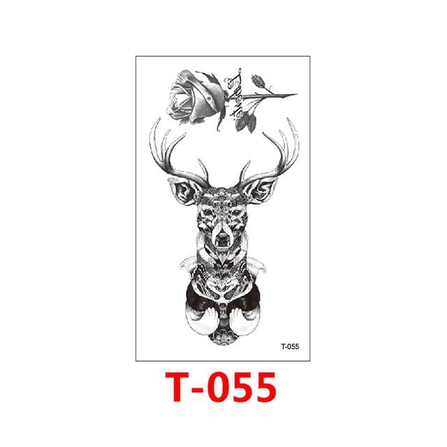 T-049 Multiple patte small pattern cool temporary tattoo sticker female simple line pattern body art new design fake male tattoo