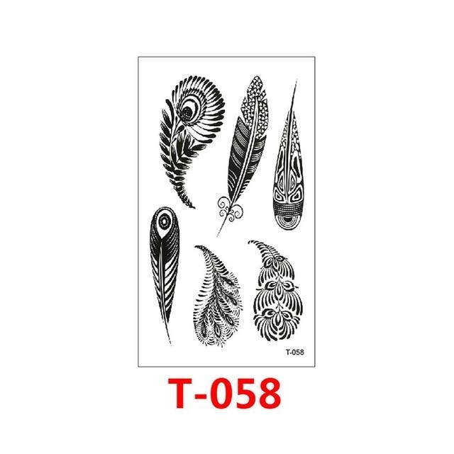 T-049 Multiple patte small pattern cool temporary tattoo sticker female simple line pattern body art new design fake male tattoo
