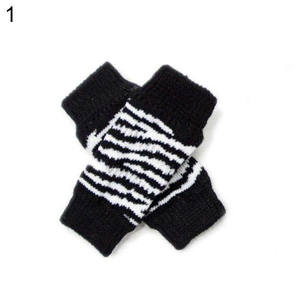 4Pcs/Set Warm Autumn Winter Pet Dog Leg Warmers Socks Printed Non-slip Leopard Dots Leg dog clothes dog accessories dog socks