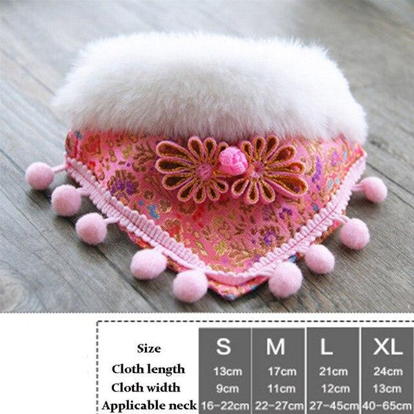 Pet Scarf Pet Collar Pet Accessories Dog Saliva Towel Festival Festive Decoration Cat Bib Bib Teddy