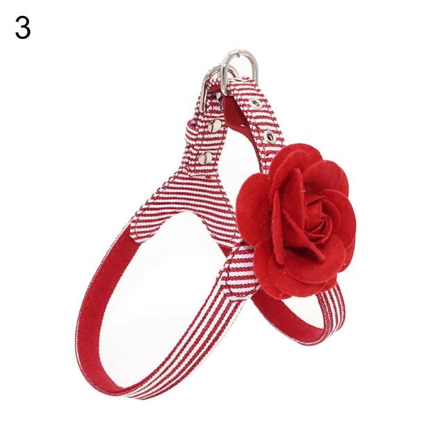 Hot Canvas Grid Stripe Adjustable Pet Puppy Dog Soft Canvas Harness Chest Strap Pet chest strap