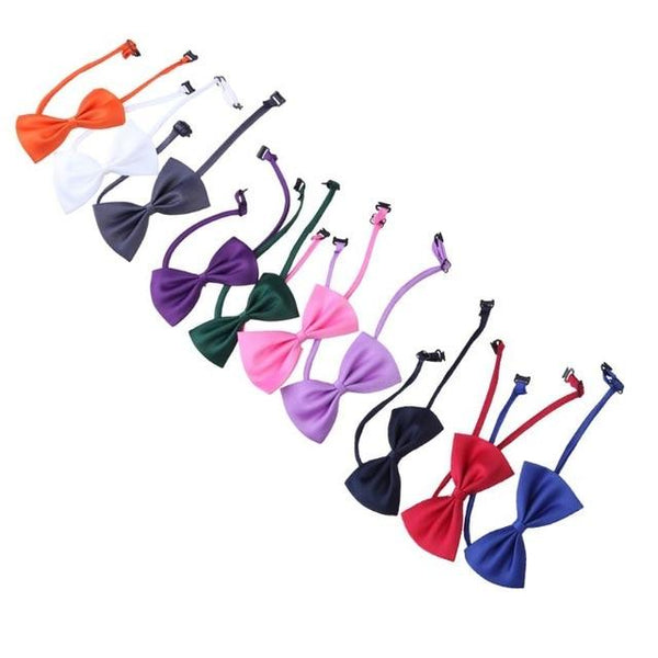 10 Pcs/set Lovely Cute Bow Tie For Dog Cat Pet Necktie Neck Collar Dog Gentel Makeup Supplies Pet Christmas Party Decoration