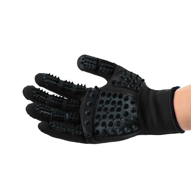 Pet Grooming Gloves Bath Massage Thickened Scratch Resistant Cats Dogs Floating Hair Removing Gloves Pet Shop Dog