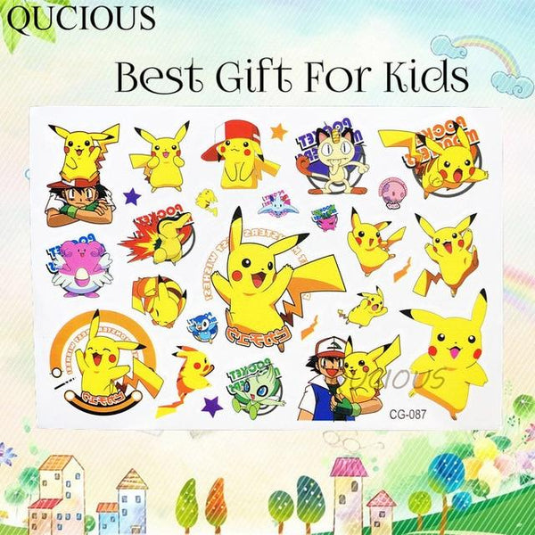 Cartoon Water Transfermation Temporary Children Tattoo Paper For Boy Kids Ninja Turtle Avengers Tatoo Flash Fake Tattoo Stickers