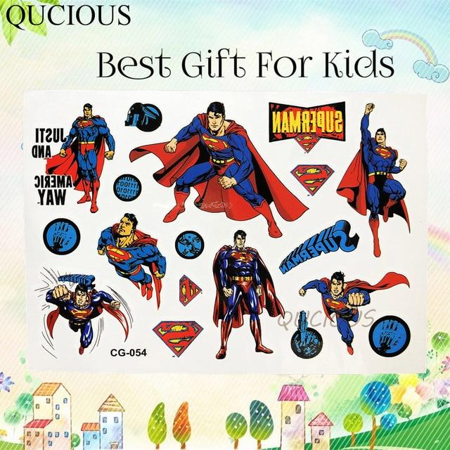 Cartoon Dog Police Team Temporary Tattoo For Boys Children Hero Tatoo Paper Paste Waterproof Flash Fake Tattoo Sticker Kids Gift
