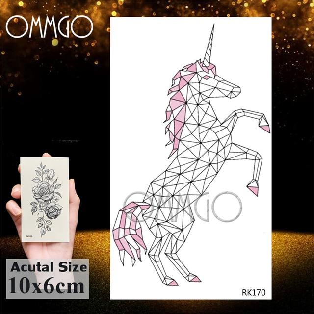 OMMGO HOT 3D Black Henna Flower Rose Temporary Tattoos For Girls Women Tattoo Sticker Leaf Custom Wholesale Tatoos Body Art Kit