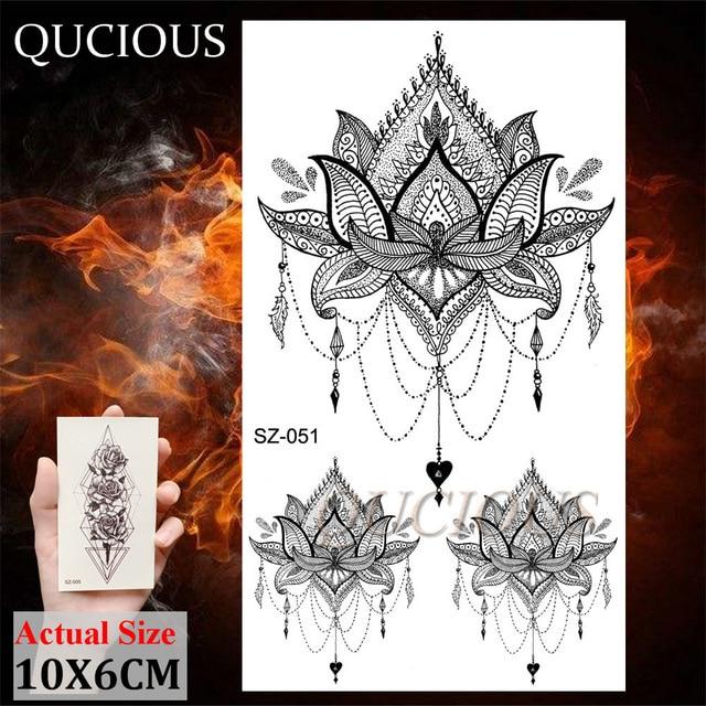 DIY Forest Design Waterproof Fake Temporary Tattoo of Wolf Sexy Women Body Art Arm Tattoos Paper For Men Boys Girls Tatoo Cover