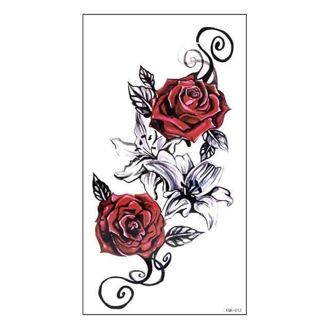 Sale Colorful Cartoon New tattoo sticker animal sticker disposable Black Bird fish Flower Deer Body Art Fake Water Transfer