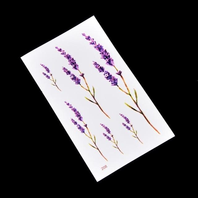 Sale Colorful Cartoon New tattoo sticker animal sticker disposable Black Bird fish Flower Deer Body Art Fake Water Transfer