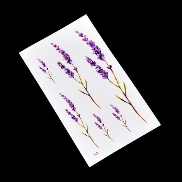 Sale Colorful Cartoon New tattoo sticker animal sticker disposable Black Bird fish Flower Deer Body Art Fake Water Transfer