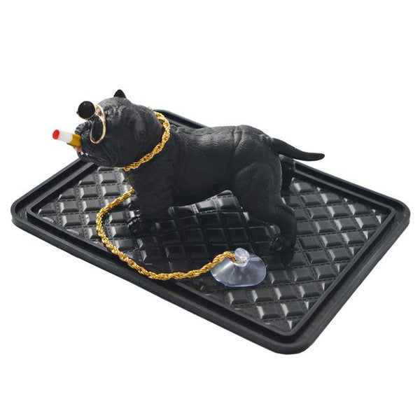 Car Decoration Dog Ornaments Resin Bully Dog Doll Auto Interior Accessories Cute Vivid Model Dog in the Car