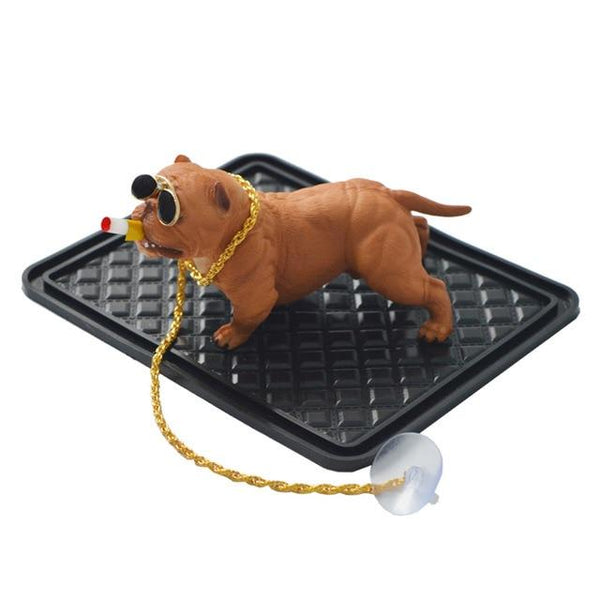Car Decoration Dog Ornaments Resin Bully Dog Doll Auto Interior Accessories Cute Vivid Model Dog in the Car