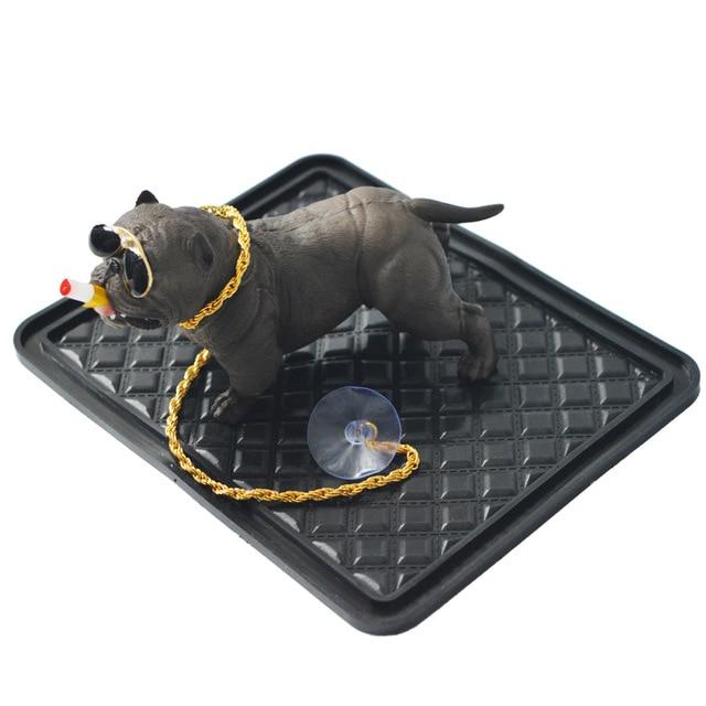 Car Decoration Dog Ornaments Resin Bully Dog Doll Auto Interior Accessories Cute Vivid Model Dog in the Car