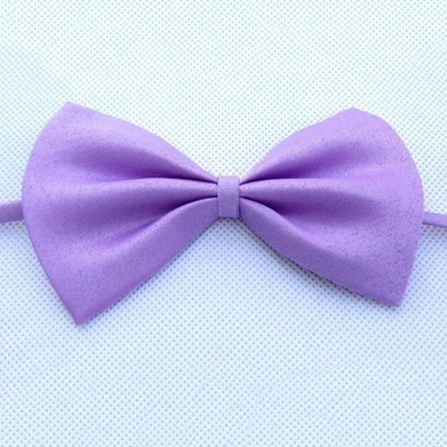 Collars Cute Solid Color Adjustable Cat Bowtie Pet Dog Collar Bowknot Necktie Bow Dog collar accessories Pet Supplyï¼