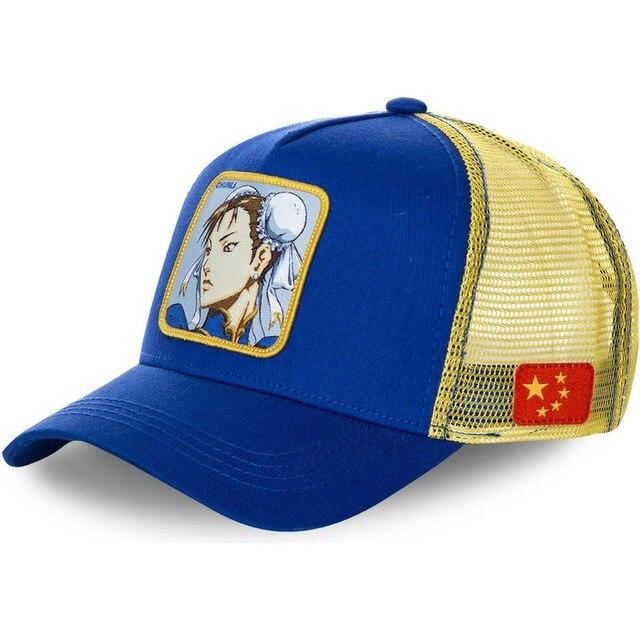 New Dragon Ball Z Mesh Hat KAME Baseball Cap High Quality Black & White Curved Brim Snapback Cap Gorras Casquette Dropshipping
