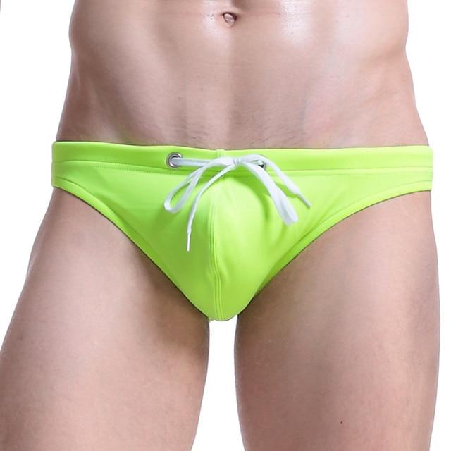 Brand Men Swimwear Sexy Briefs Swimsuits Swimming Trunks Gay Pouch Beach Summer Surf Board Wear Men Swimming Brief bikini