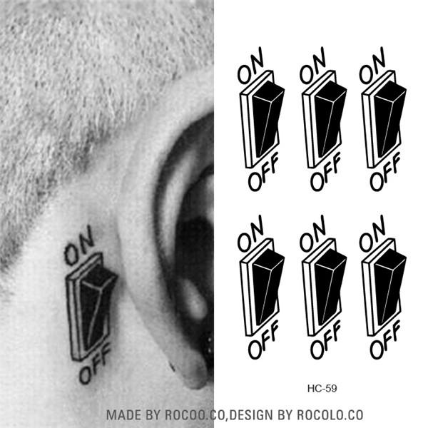 MB Classic Black Tatoo Cat Bird Fake Tattoo Tatuajes Hand Tatouage Body Waterproof Temporary Tattoo Sticker Small Taty