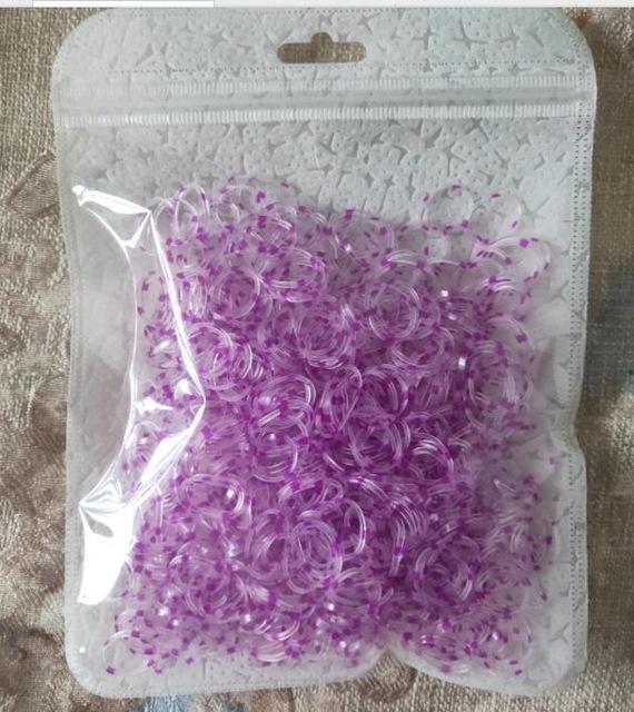 TPU Pet grooming rubber band Dog headwear Dog Teddy York rubber band 20g about 360PCS 2mm
