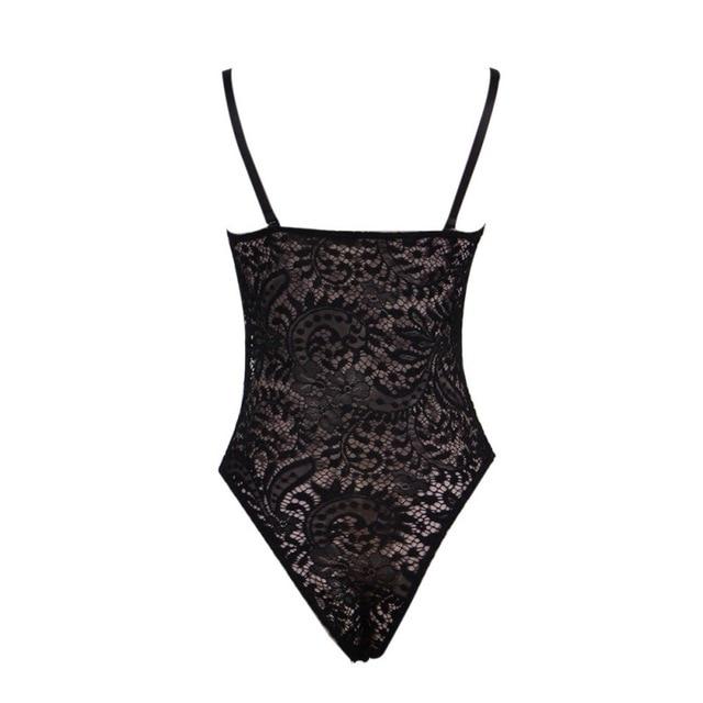 Black White Women Large Size Sexy Lingerie Nightwear Underwear Lace G String Sling Teddies Underwear J2