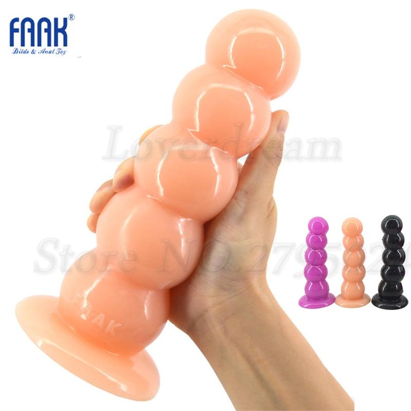 Huge Anal Beads Vagina Nipple Stimulator Prostate Massager Male Masturbator Big Dildo Butt Plug Vibrator Sex Toys For Women Men