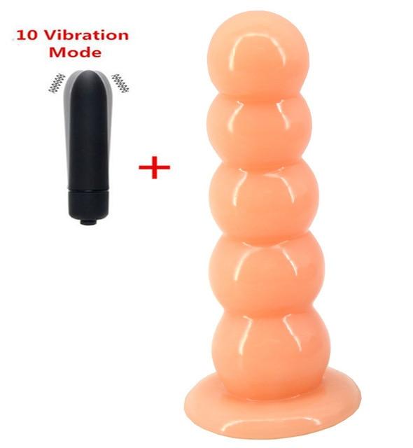 Huge Anal Beads Vagina Nipple Stimulator Prostate Massager Male Masturbator Big Dildo Butt Plug Vibrator Sex Toys For Women Men