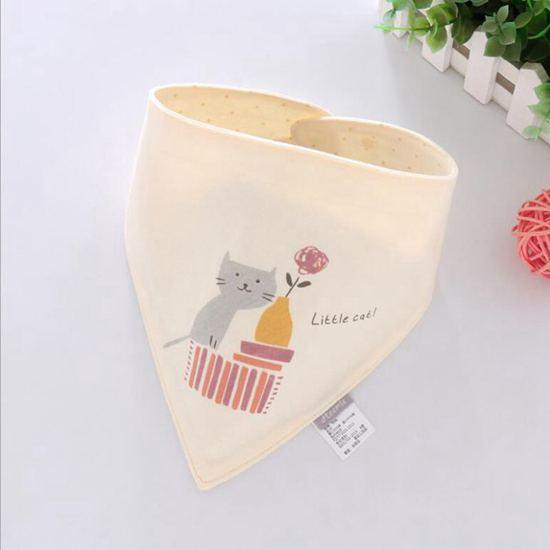 Dog scarf Bandana Cotton Plaid Washable Cute Bear Sun Leaf Pattern Dog Scarf Bow Tie Cat Dog Accessories Beauty Products