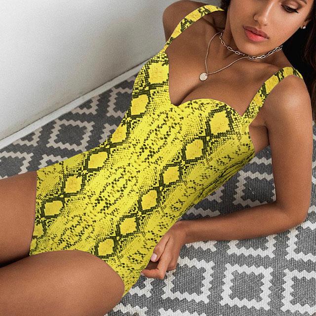 NEW 2019 Underwire Bra Cup One Piece Swimsuit Women Push Up Swimwear Female Monokini Bather Bathing Suit Swim Wear Sexy Bodysuit
