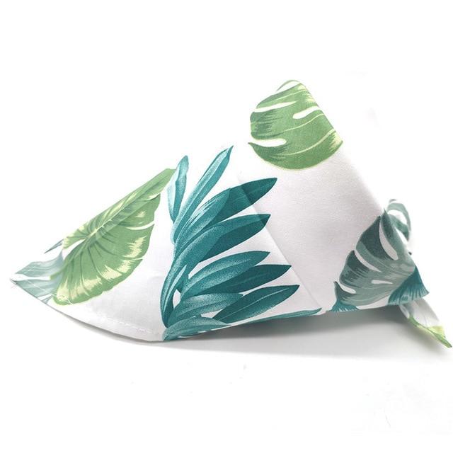 New Design Dog Cat Bandana Bibs Tropical Rainforest Style Cute Puppy Dog Scarf Adjustable Personalized Dog Bandanas Pet Supplier