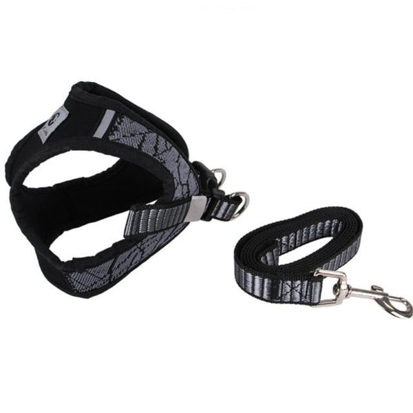 FURGERIN Dog Harness Lead Set collar dog belt strong nylon rope Adjustable Harnesses for Dogs Training Walking Pet Products