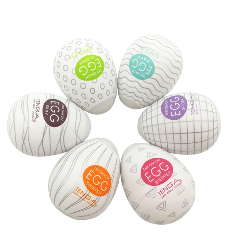 Soft Silicone Tenga egg Male Masturbator Realistic Vagina Sex Toys Male Masturbation egg For Man
